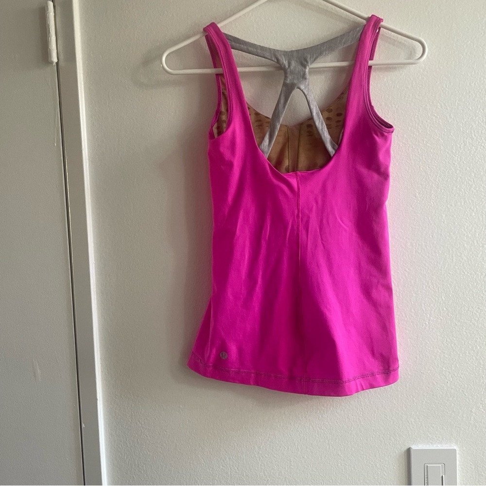 Lululemon Women's Pink Tank Top size 4
